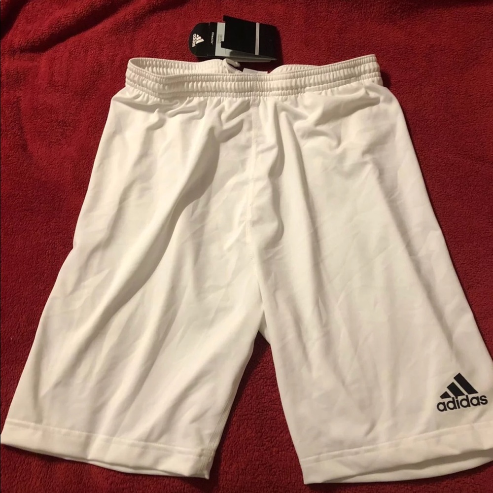 White Adidas Shorts